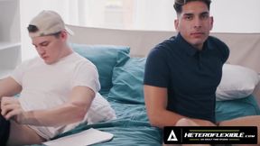Heteroflexible Theatre Gets Rough XXX with Matteo Gold & Oliver Marks Cumshot Gangbang