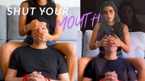 Hand over Mouth - Mistress Enola - Hand Smothering , nose pinching and breath play FullHD