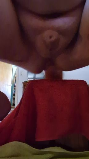 Fat ass Riding big Dildo