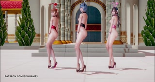 [MMD] SOMI - BIRTHDAY Evangelion Naked Dance 4K 60FPS