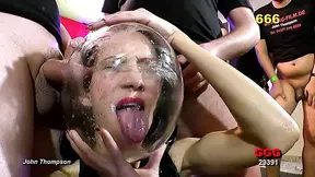 Sexy Piss Swapping College Babes in Gangbang Ggg John Thompson