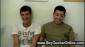 Hot twink scene We have Mikey and Eric with us again in the studio.