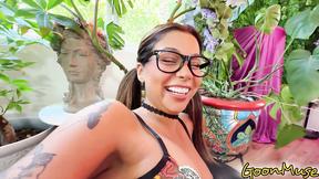 ”Glorious Goonette Ava Amira Shaved Cunt Gets Fucked”