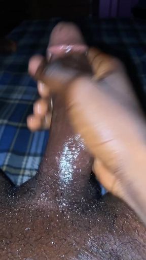 BBC Twink Jerks off and Shoots a Huge Cumload