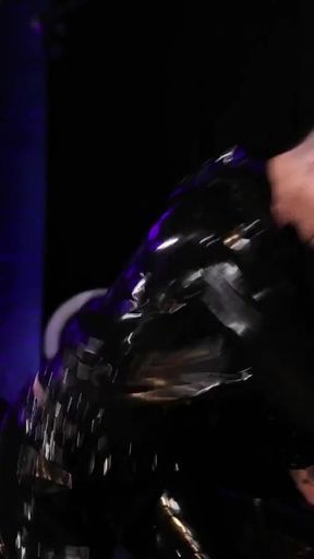 Latex Toe Sock Trampling