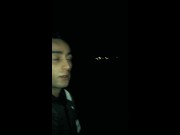 Cum walk ( till face absorbs facial cumshot ) night version public
