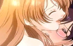 Big boobed hentai slut rides cock