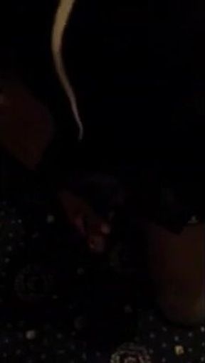 Black Twink Swallows White Cum in Interracial Blowjob
