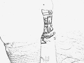 London Keyes showers off her sexy body in a hotel room