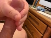 Slow motion cum shot