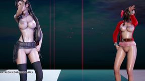 [MMD] Berry Good - Mellow Mellow Nude Kpop Dance Tifa Lockhart Aerith Final Fantasy 7 Remake