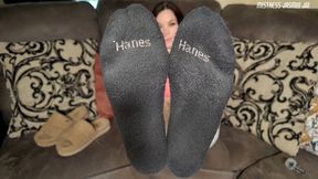 Black Hanes Socks, Hot Sweat: Smell My Stink or Be Punished