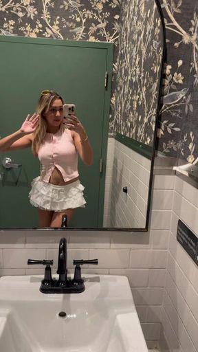 Peeing after bottomless brunch