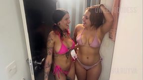 Um banho bem gostoso p&oacute_s sexo, eu e a Ruyva nos divertimos muito no chuveiro!