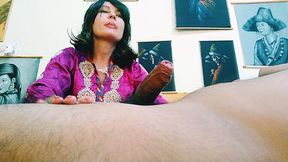 Hot stepsister gives sloppy blowjobs to her stepbrother