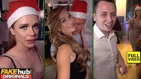 FakeHub: British college students' wild Xmas bash with blowjobs and phone-filmed sex shenanigans!