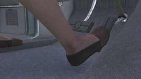 1975 Ford LTD Landau Cranking Template - Camilla in Brown Flats 1080p