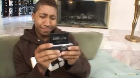 Smooth ebony Jasmine Byrne sucks all her breast milk after wild sexual encounter