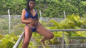 Balcony Blowjob: Stepsister's Embracing Chaotic Dance