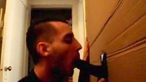 24yo black guy with thick 8 at gloryhole