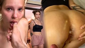 Stepdaughter Alexa-poshspicy Thanks Her Stepfather for His Silence and Gives in All Holes