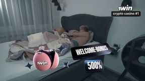Step mom seduces stepson in stormy share bed, creampie chaos ensues.