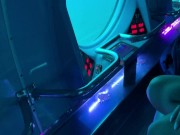 PUBLIC MASTURBATION WITH LOVENSE (LUSH) PART 6 Orgasm on a submarine