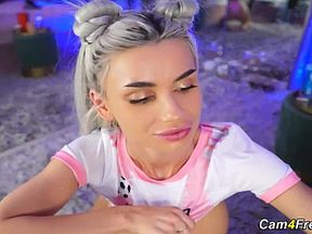 Blonde Babe Fucked By Her Fake Cock