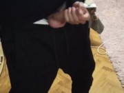 Jerking off a good cock and cum on the mirror. My second video