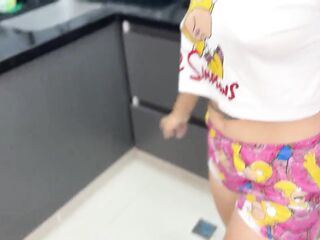 I take my stepsister's virginity and that babe wishes me to pour my milk inside her cunt.