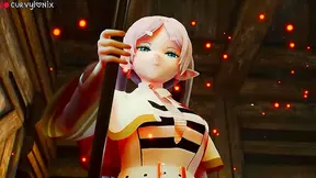 Elfs Busty Curves Bloom in Wild Magical 3D RPG Hentai Fantasy