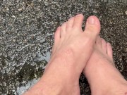 ManToes Feet In The Rain Meditation