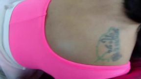 Latina MILF gives a mouth-watering blowjob in moving Uber