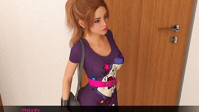 Melody - (10) - Naughty Adult Game with Redhead and Animated Sex Game