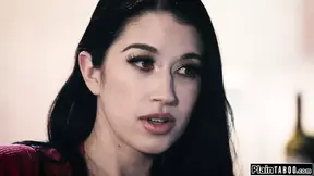 Brunette fucks late husband’s twin brother to impregnate her