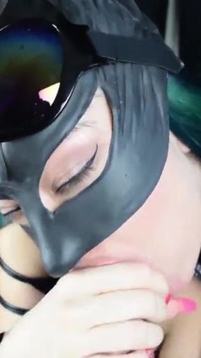 Catwoman Milks Your Cock