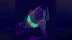 Slutty Tgirl Posing in Lingerie to make your Cock Throb