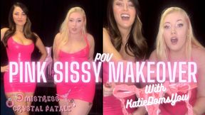 DOUBLE DOMME SISSY MAKEOVER WITH KATIEDOMSYOU 🎀💖