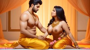 indian Couple gets Horny Watching Porn Together and rough sex