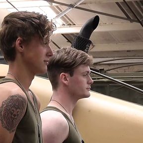 Hot Threeway Fucking For Colby Parker And Hot Soldier Twinks