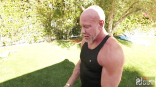 Pipe, couple, bareback, léchage, papa – gays se faisant enculer à cru