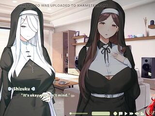EP1 Summer Clover - New Housekeeper Raw Pounds Busty Sisters Juicy Pussy in Kitchen on first Day!