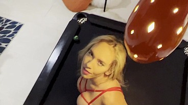 Sex on the pool table. He starts sucking my pussy and puts me in a doggy position on the table