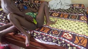 christmas is a time for sharing and verra, a 23-year-old blind woman, decides to share her tight, wet pussy right after enjoying herself with cucumber. she then shares her pussy with her assistant, ja