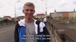 CzechHunter.com: Shy gay flashing public sex