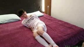 Twink Tickling Fun: Damian Tickles The 18-Year-Old Cutie Clark After Soccer Training - The Price For Playing Bad In The Match