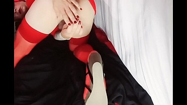 Atrevida Linda y Femenina TS Caliente Penetrando su Ano Vagina #62 - Desesperada y caliente mariquita - Penetracion anal Fantasia de enorme pene - Inocente culito caliente - jovencita caliente