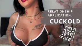 CUCKOLD RELATIONSHIP APPLICATION