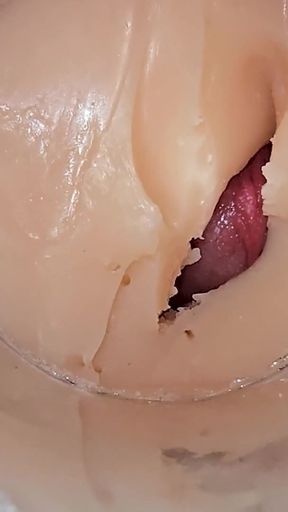 Camera Deep Inside Tight Pussy Captures Huge Cum Explosion