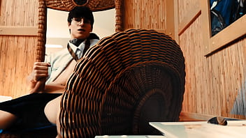 I stayed at the hotel and decided to jerk off until my straight friend returned